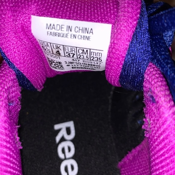 Purple Reebok Running Shoes - Picture 2 of 3